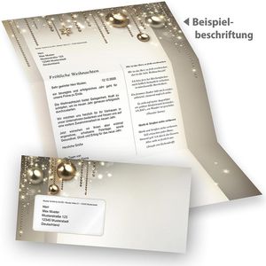 Produktbild für Weihnachtsbriefpapier tatmotive Noblesse