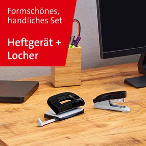 Produktbild für Heftgerät Novus Twinset E15/E210, 020-1829, inkl. Locher