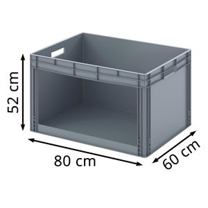 Produktbild für Eurobox AUER SK L 86/52, grau