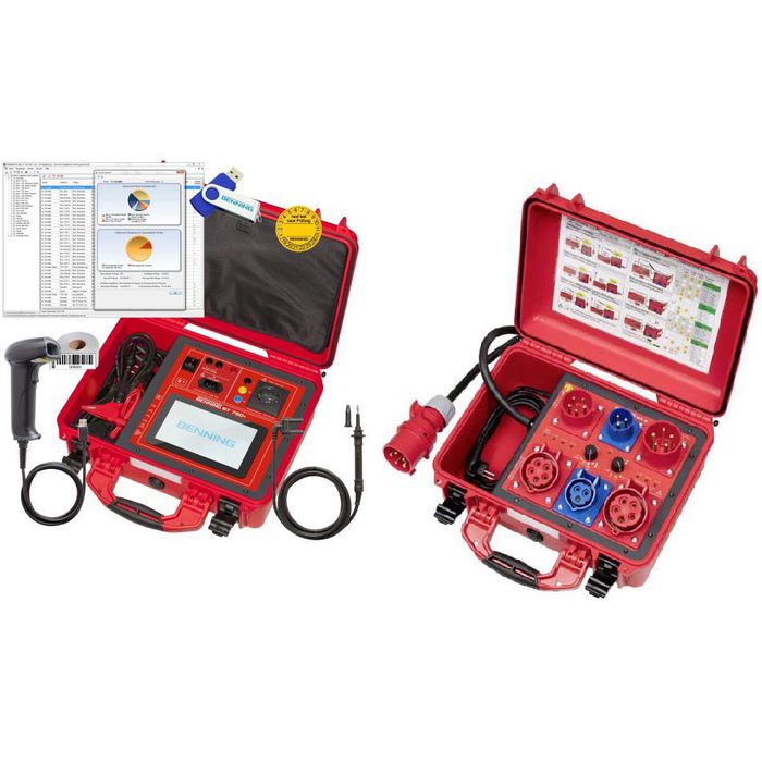 Benning ST 760+ Set Gerätetester – DGUV V3 Prüf Produktbild-Vorschau 6