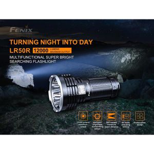 Produktbild für Taschenlampe Fenix LR50R, LED, aufladbar