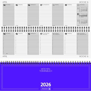 Tischkalender Brunnen 1077401956, Jahr 2026