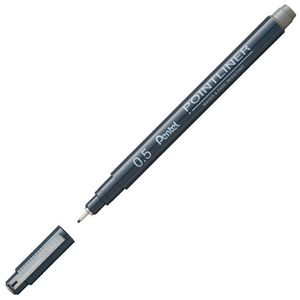 Fineliner Pentel Pointliner, S20P-5N, grau