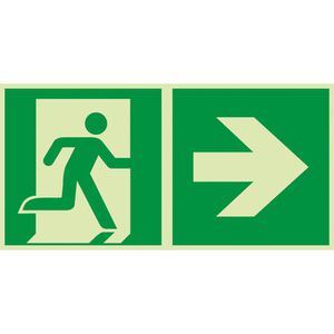 Hinweisschild Abtec ISO 7010 E002+E005 Kunststoff