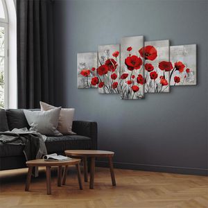 Produktbild für Wandbild Artgeist rote Mohnblumen