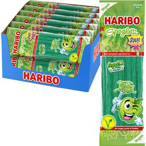 Produktbild für Fruchtgummis Haribo Spaghetti Apple Sour