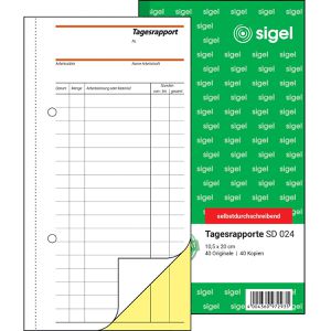 Rapportbuch Sigel SD024, 105 x 200mm