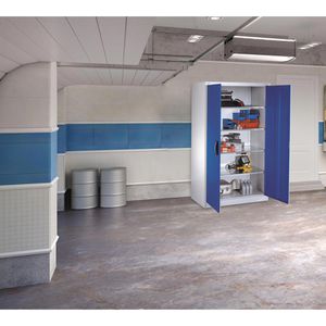 Produktbild für Werkzeugschrank CP-Möbel 8932-00, aus Metall, grau / blau