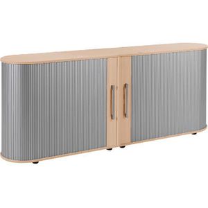 Produktbild für Sideboard Geramöbel S-382104-SB, aus Holz, silber / buche