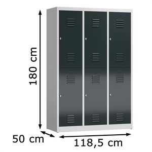 Produktbild für Spind ClassiX X-523238, anthrazit