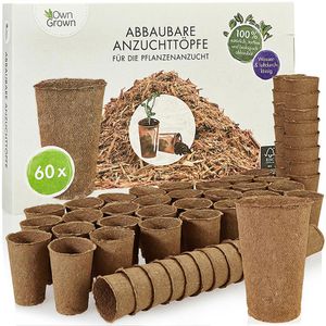 Anzuchttöpfe OwnGrown BEGR-300181, 60 Stück
