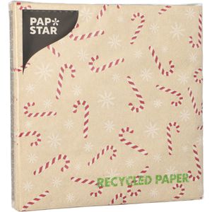 Produktbild für Servietten Papstar 89361 Candy Canes