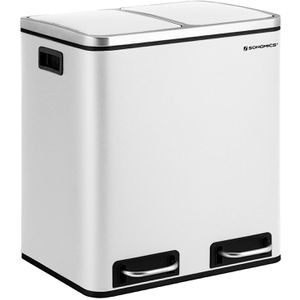 Mülleimer Songmics LTB30WT, weiß