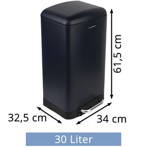 Produktbild für Mülleimer Les-Collectors N709, dunkelblau