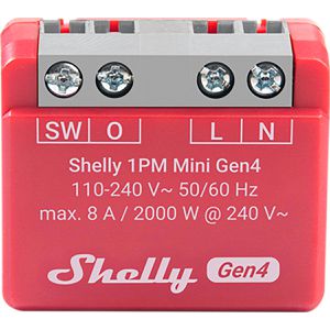 Schaltaktor Shelly 1PM Mini Gen4, für Smart Home