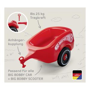 Produktbild für Rutschauto-Zubehör BIG 800001300 Trailer rot