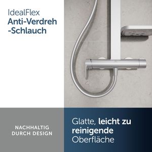 Produktbild für Duschsystem Ideal-Standard Ceratherm Alu+ BD584SI, silber