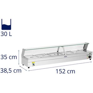 Produktbild für Bain-Marie Royal-Catering RCBM-5, 2200 Watt