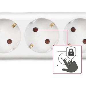 Produktbild für Steckdosenleiste Hama 108833, mit 5m Kabel