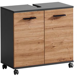 Waschbeckenunterschrank Schildmeyer Palermo 157638, mit Rollen