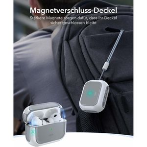Produktbild für Ladecase-Hülle ESR Orbit Hybrid, mit MagSafe, weiß