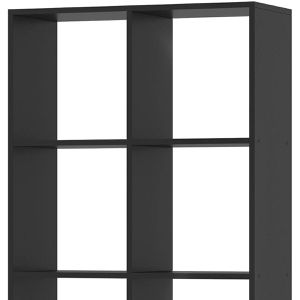 Produktbild für Bücherregal Vicco Scutum, schwarz