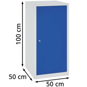 Produktbild für Werkzeugschrank CP-Möbel 87210-00, aus Metall, grau / blau