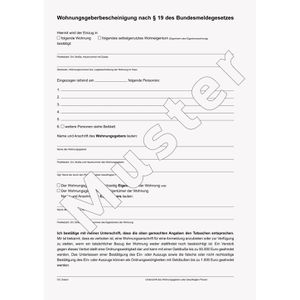 Produktbild für Mietvertrag Brunnen 1025200, DIN A4