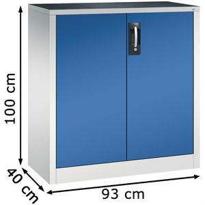 Produktbild für Werkzeugschrank CP-Möbel 8820-000, aus Metall, grau / blau