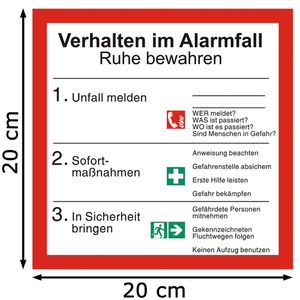 Produktbild für Hinweisschild Abtec ISO 7010, Folie