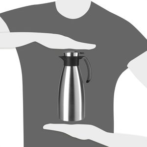 Produktbild für Thermoskanne Emsa Soft Grip, Quick Tip, Edelstahl