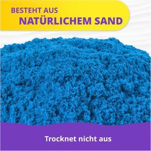 Produktbild für Kinetischer-Sand Kinetic-Sand Colour Bag, blau