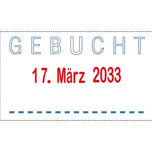 Produktbild für Datumstempel Trodat Printy 4750/L7, rot/blau, selbstfärbend