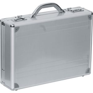 Produktbild für Aktenkoffer Alumaxx 45131 Kronos, silber, mit Laptopfach