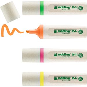 Textmarker Edding 24, 4 Stück