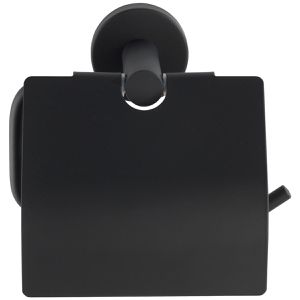 Produktbild für Toilettenpapierhalter Wenko Bosio Black, schwarz