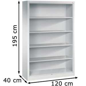 Produktbild für Aktenregal CP-Möbel Acurado, 9360-000, aus Metall