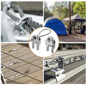 Produktbild für Drahtseilklemme Reyher 000741001000080, DIN 741 Bügelklemme