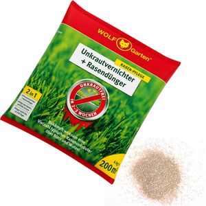 Produktbild für Dünger Wolf-Garten SQ 200 2-in-1 Rasendünger