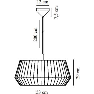 Produktbild für Pendelleuchte Nordlux Dicte, mit E27-Fassung
