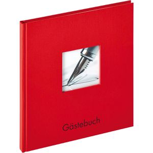 Produktbild für Gästebuch walther-design GB-205-R Fun, rot