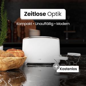 Produktbild für Toaster Clatronic TA 3801, mit 7 Röststufen &amp; Auftaufunktion