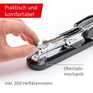 Produktbild für Heftgerät Novus B3, 020-1261, inkl. 200 Heftklammern