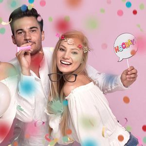 Produktbild für Konfetti Relaxdays 10027076m, Party-Popper, aus Papier