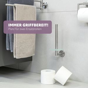 Produktbild für Toilettenpapier-Ersatzrollenhalter Bremermann PIAZZA
