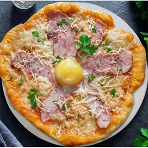 Produktbild für Pizzastein Relaxdays 10019339, bis 800°C, aus Cordierit