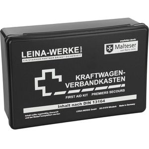 Leina-Werke Verbandskasten Standard, Auto, Füllung nach DIN 13164, schwarz  – Böttcher AG