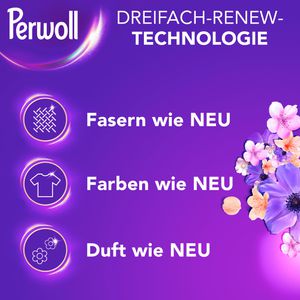 Produktbild für Waschmittel Perwoll renew Black Blütenmeer