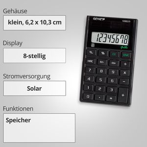 Produktbild für Taschenrechner Genie 105ECO