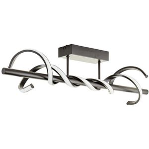 Produktbild für Deckenleuchte Brilliant Amalie, schwarz, LED